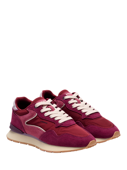 HOFF City Suede Blend Trainers, Cherry - view 2, Cherry