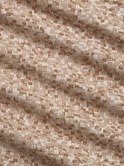 John Lewis Abstract Pair Lined Multiway - Pencil Pleat/Hidden Tab/Slot Top - Header  Curtains, Caramel - view 2, Caramel
