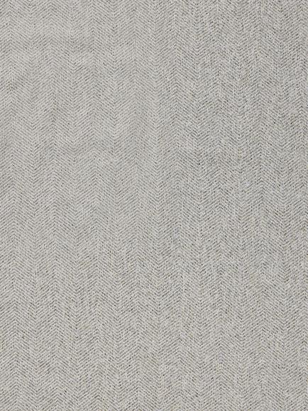 John Lewis Herringbone Thermal Lined Pencil Pleat Door Curtain, Pale Mole - view 2, Pale Mole