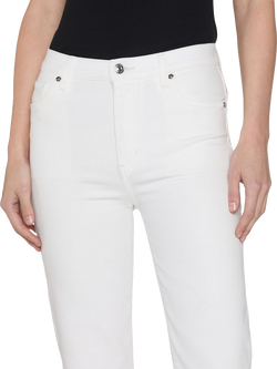 FRAME Le Sleek Straight Jeans, White - view 2, White