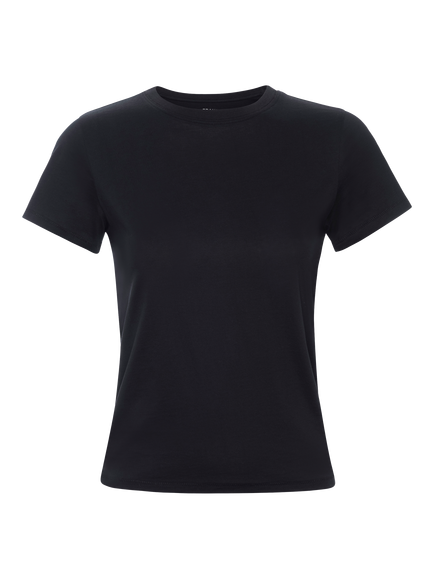 FRAME The Baby T-Shirt, Black
