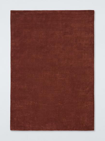 John Lewis Luxury Deep Pile Hand Woven Pure Wool Rug, Red