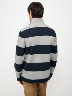 Crew Clothing Padstow Cotton Blend Pique Polo Shirt, Graphite Grey - view 2, Graphite Grey