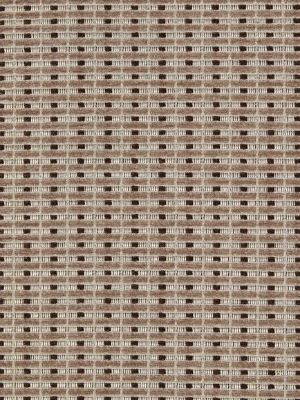 John Lewis Mini Geometric Check Pair Blackout Lined Pencil Pleat Curtains, Latte - view 2, Latte