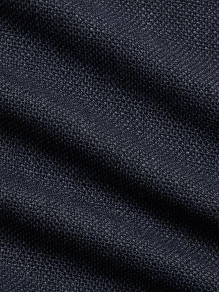 John Lewis Rustic Pair Blackout Lined Pencil Pleat Curtains, Ink - view 2, Ink
