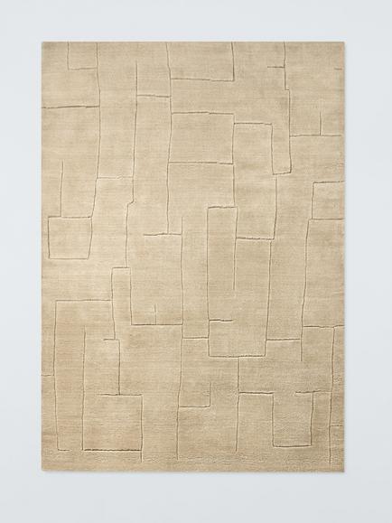 John Lewis Shore Hand Loomed Wool Blend Rug, Warm Sand, Warm Sand