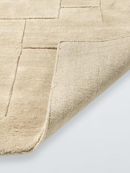 John Lewis Shore Hand Loomed Wool Blend Rug, Warm Sand - view 2, Warm Sand