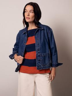 Celtic & Co. Patch Pocket Denim Jacket, Indigo Rinse Wash, Indigo Rinse Wash