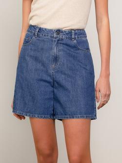 Celtic & Co. Washed Denim Shorts, Indigo Mid Wash, Indigo Mid Wash