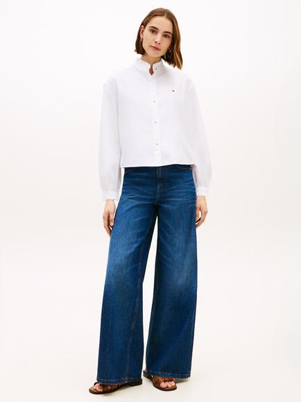 Tommy Hilfiger Boxy Oxford Shirt, White - view 2, White
