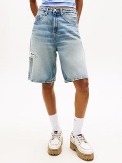 Tommy Hilfiger Charlie Distressed Denim Shorts, Light Blue, Light Blue