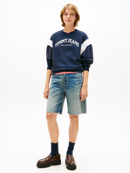 Tommy Hilfiger Embroidered Logo Sweatshirt - view 2, Dark Blue
