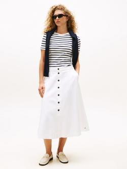 Tommy Hilfiger Slim Fit Stripe T-Shirt, Multi - view 2, Multi