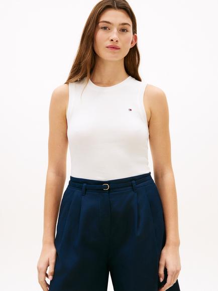 Tommy Hilfiger Slim Fit Tank Top, White, White
