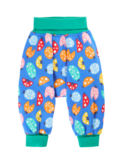 Frugi Baby Parsnip Ladybird Print Trousers, Multi, Multi