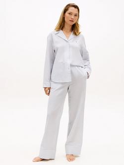 Tommy Hilfiger Seersucker Stripe Pyjama Bottoms, Multi - view 2, Multi