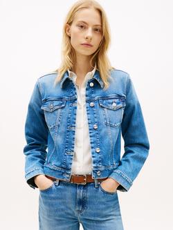 Tommy Hilfiger Faded Denim Jacket, Blue, Blue