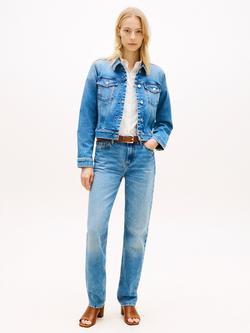 Tommy Hilfiger Faded Denim Jacket, Blue - view 2, Blue