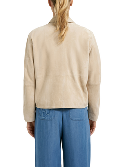 Smith & Soul Boxy Pure Suede Jacket, Sand - view 2, Sand
