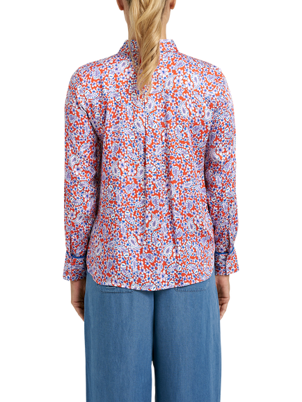 Smith & Soul Paisley Floral Long Sleeve Shirt, Multi - view 2, Multi