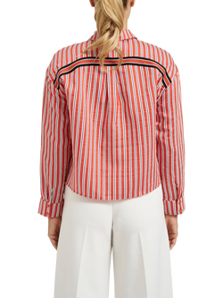 Smith & Soul Stripe Pocket Long Sleeve Shirt, Mandarin/Multi - view 2, Mandarin/Multi