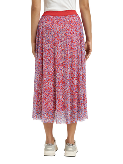 Smith & Soul Floral Mesh Midi Skirt, Multi - view 2, Multi