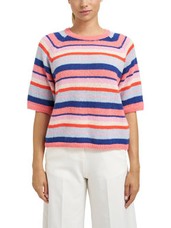 Smith & Soul Stripe Raglan Sleeve Jumper, Multi, Multi