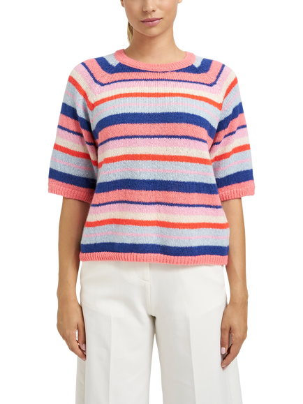 Smith & Soul Stripe Raglan Sleeve Jumper, Multi, Multi