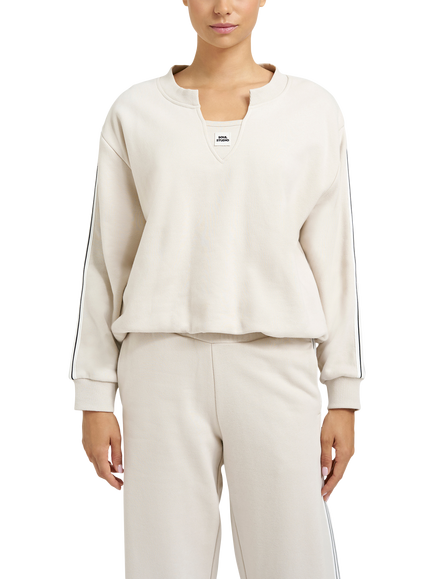 Smith & Soul Relaxed Balloon Hem Sweatshirt, Sand, Sand