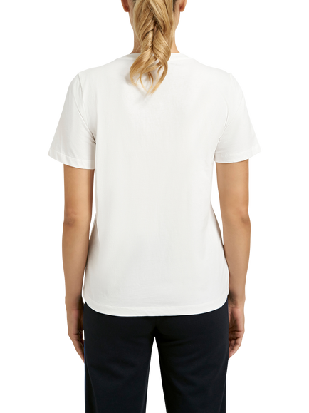Smith & Soul Paris Slogan T-Shirt, Off White/Multi - view 2, Off White/Multi