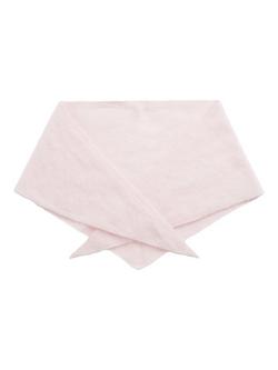 Chinti & Parker Pure Brushed Cashmere Bandana, Peachy Pink