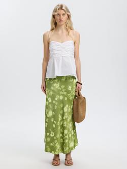 Selected Giona Floral Maxi Skirt containing LENZING™ ECOVERO™ Viscose, Lint, Lint