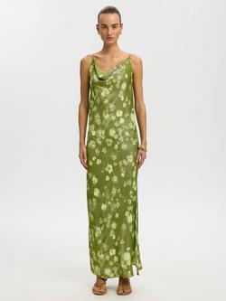 Selected Giona Sleeveless Floral Maxi Dress containing LENZING™ ECOVERO™ Viscose, Nature - view 2, Nature