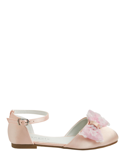 Angels by Accessorize Kids' Sequin Bow Sandals, Pink, Pink
