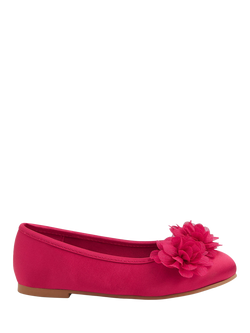 Angels by Accessorize Kids' Multi Flower Ballet Flats, Red, Red