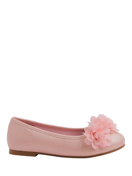 Angels by Accessorize Kids' Multi Flower Ballet Flats, Pink, Pink