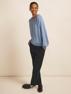 NRBY Sandi Garment Dyed Sweatshirt - view 2, Azure Blue