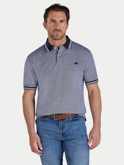 Raging Bull Two-Tone Polo Shirt, Navy/Multi