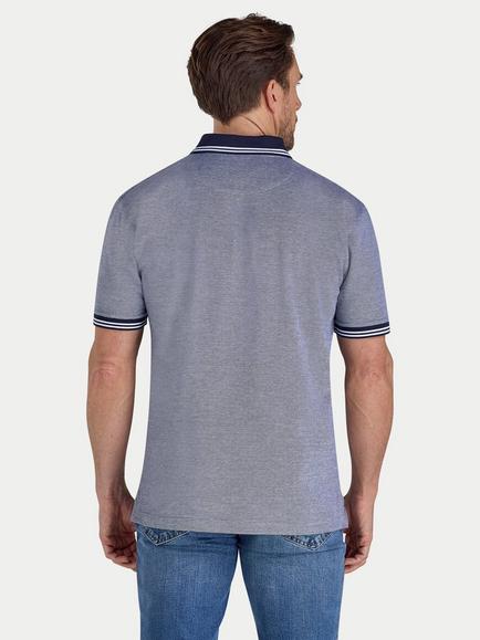 Raging Bull Two-Tone Polo Shirt - view 2, Navy/Multi