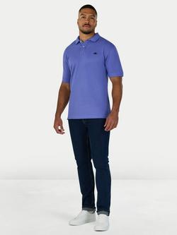 Raging Bull Classic Cotton Regular Fit Short Sleeve Polo Shirt - view 2, Purple