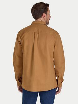 Raging Bull Cotton Regular Fit Canvas Shacket, Tan - view 2, Tan