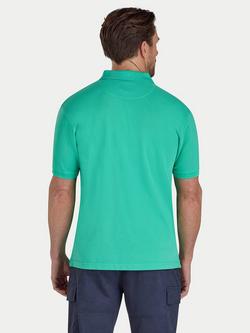 Raging Bull Garment Dyed Cotton Regular Fit Short Sleeve Polo Shirt - view 2, Green