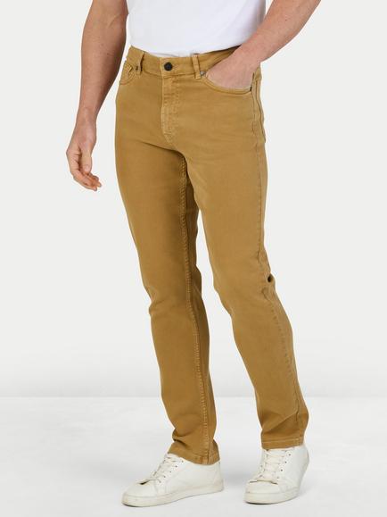 Raging Bull Coloured Denim Stretch Trouser, Sand