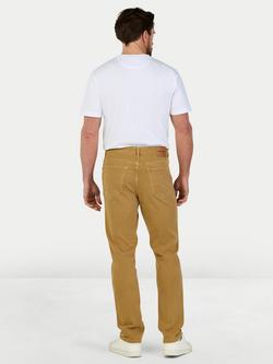 Raging Bull Coloured Denim Stretch Trouser, Sand - view 2, Sand