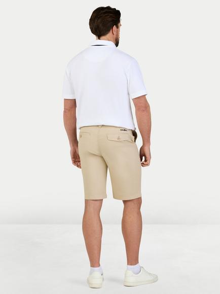 Raging Bull Cotton Blend Chino Shorts - view 2, Tan
