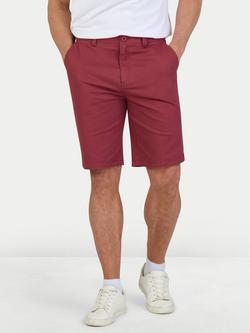 Raging Bull Cotton Blend Chino Shorts, Berry