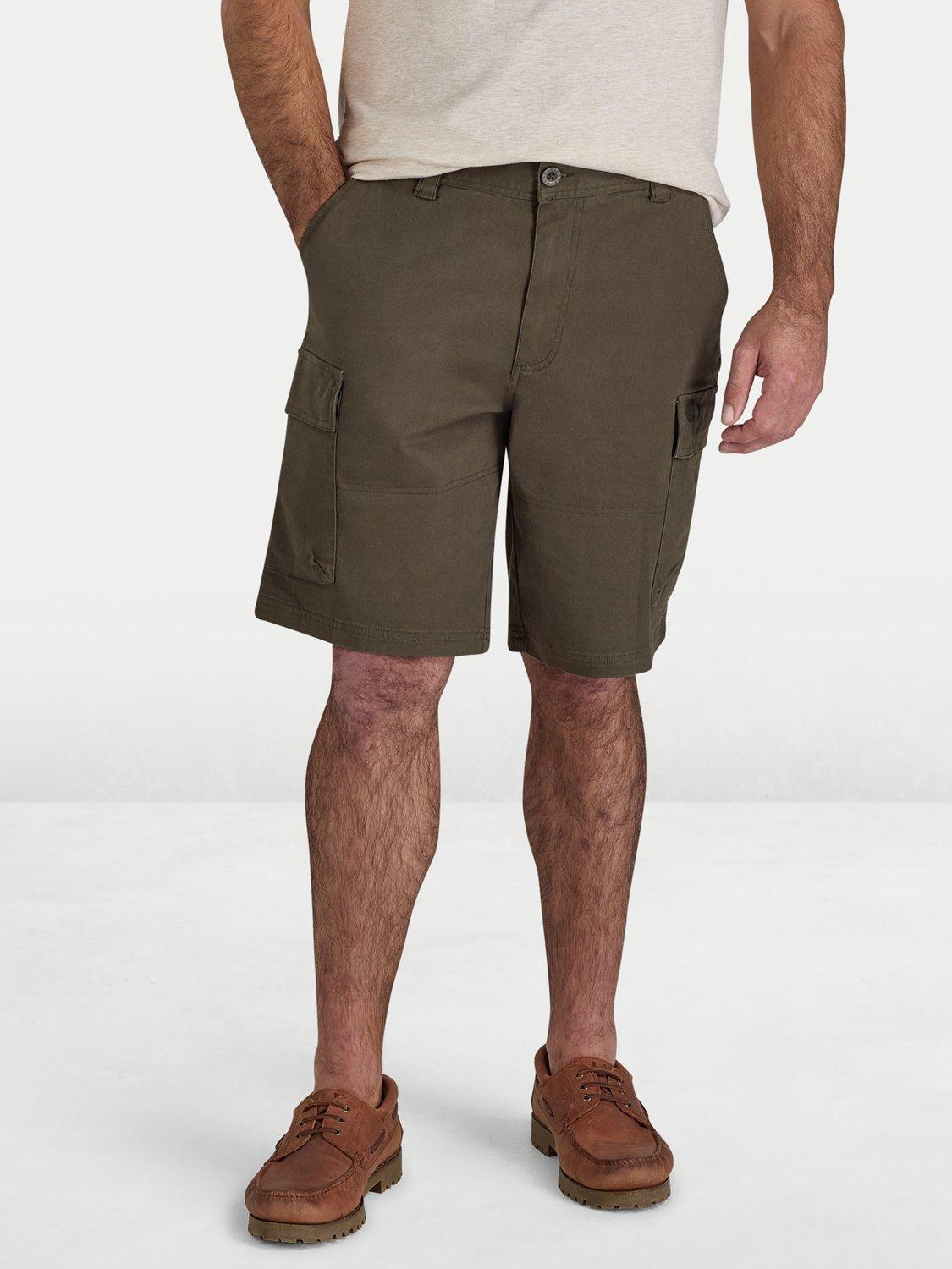 Product image 1 of 4, which shows Raging Bull Cotton Blend Cargo Shorts, Olive, S