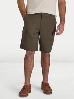Raging Bull Cotton Blend Cargo Shorts, Olive