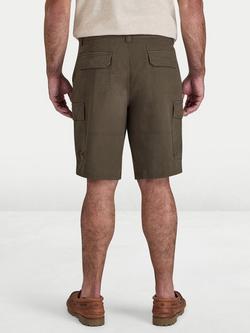 Raging Bull Cotton Blend Cargo Shorts - view 2, Olive