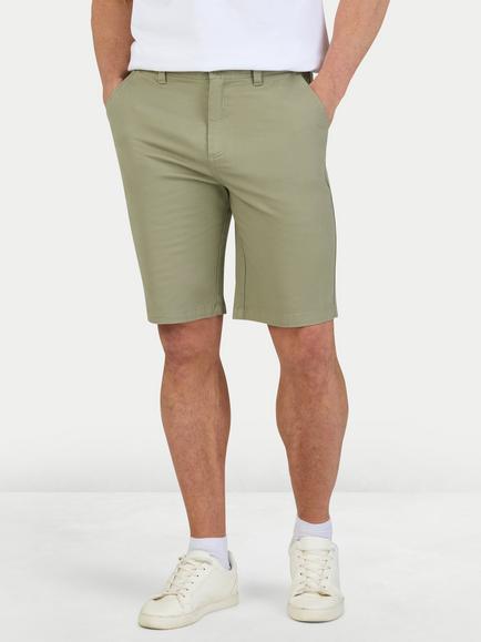 Raging Bull Cotton Blend Chino Shorts, Sage